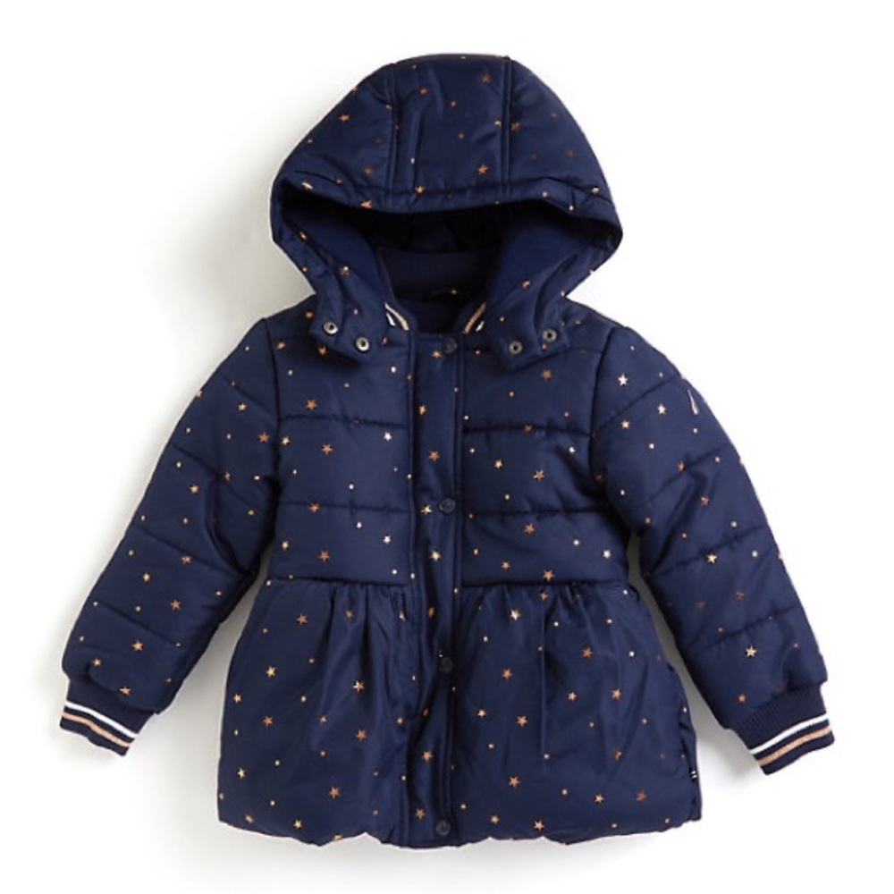 Metallic Star Toddler Jacket